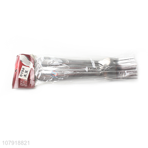 Good price silver stainless steel short handle fork wholesale