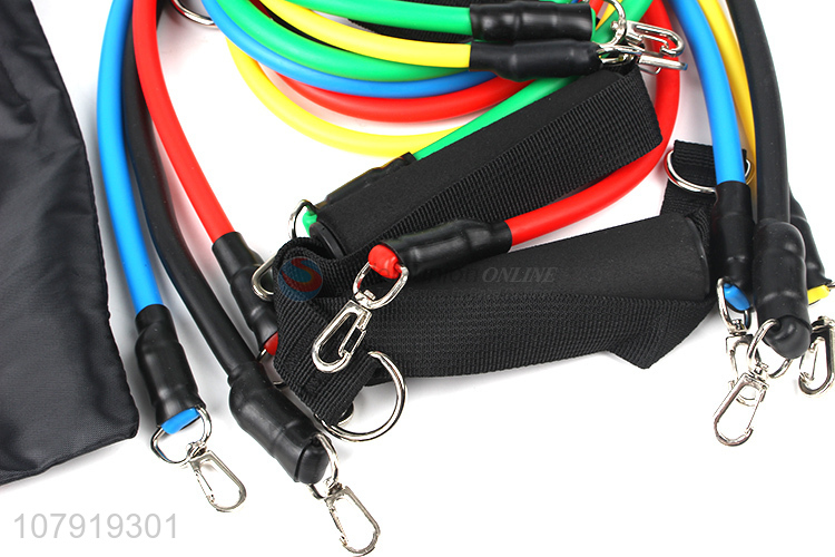 Top Grade Hot Selling 11pcs Training Resistance Bands Set