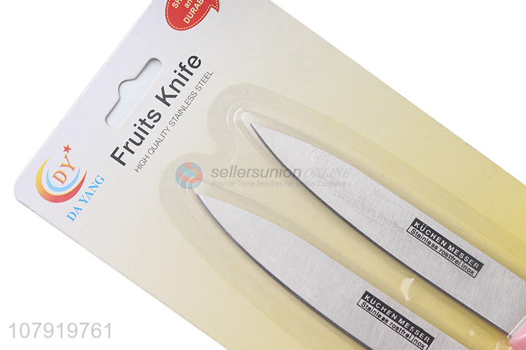 Factory Direct Sale 2 Pieces Fruit Knife Kitchen Knife Set