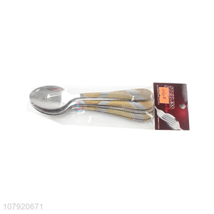 New product household stainless steel table spoon metal dinner spoon