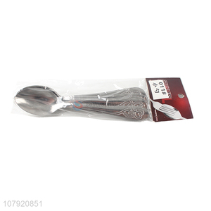 Factory supply stainless steel cutlery dinner spoons for food dessert