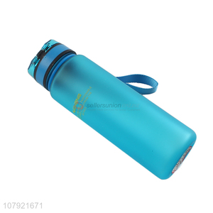 Good quality durable portable 650ml water cup drinking bottle with rope