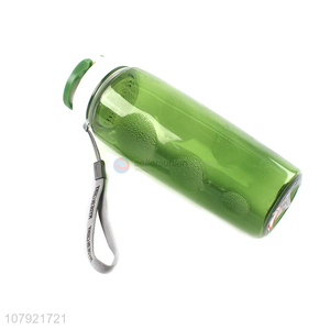 Top selling large capacity 800ml sports water cup bottle with rope