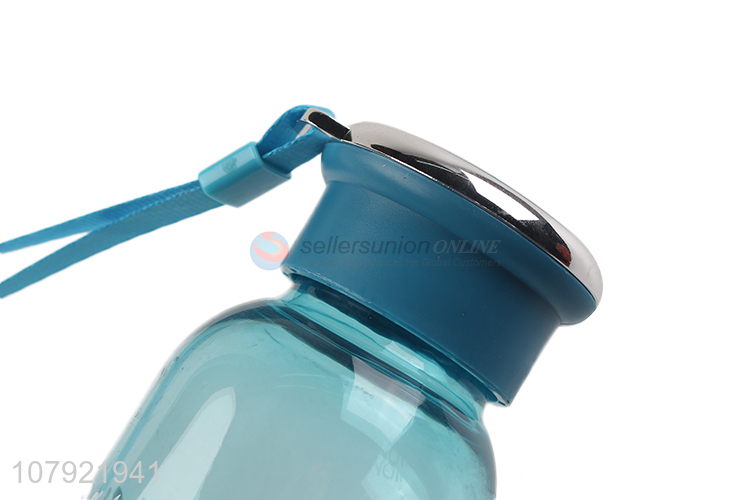 Hot sale blue leak-proof portable large capacity sports bottle