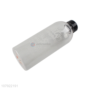 Factory customized grey plastic portable sports bottle