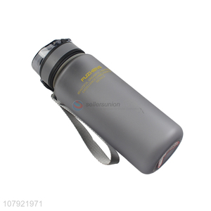 New arrival gray frosted drinking cup portable water bottle