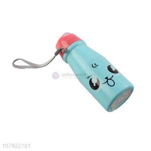 Yiwu direct sale blue printing plastic portable bottle