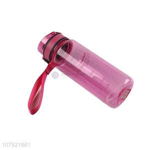 Low price wholesale rose red plastic portable water cup