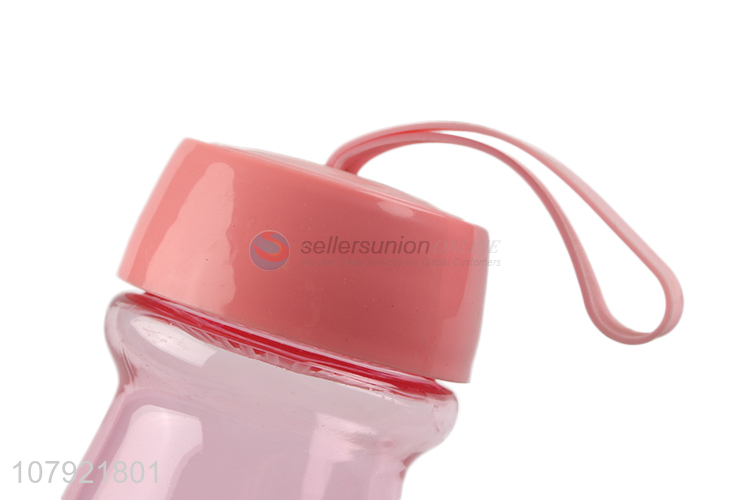 New arrival pink cartoon plastic drinking cup for children