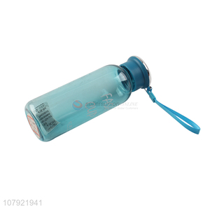 Hot sale blue leak-proof portable large capacity sports bottle