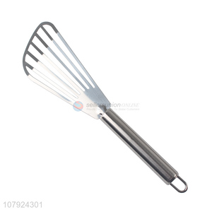 High quality sloted stainless steel fish turner steak spatula frying turner