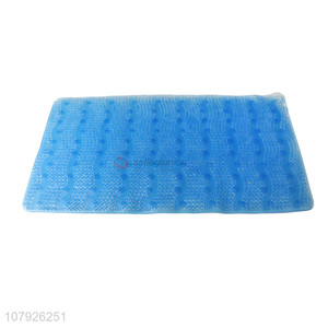 China wholesale blue rectangular non-slip bathroom mat for sale