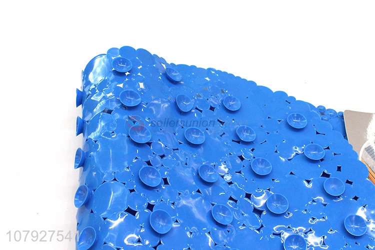 Low price top quality blue household non-slip bath mat wholesale