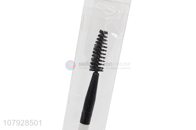 Low price white ladies double-head eyebrow brush wholesale