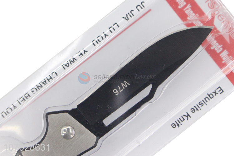 Professional outdoor stainless steel small folding pocket knife