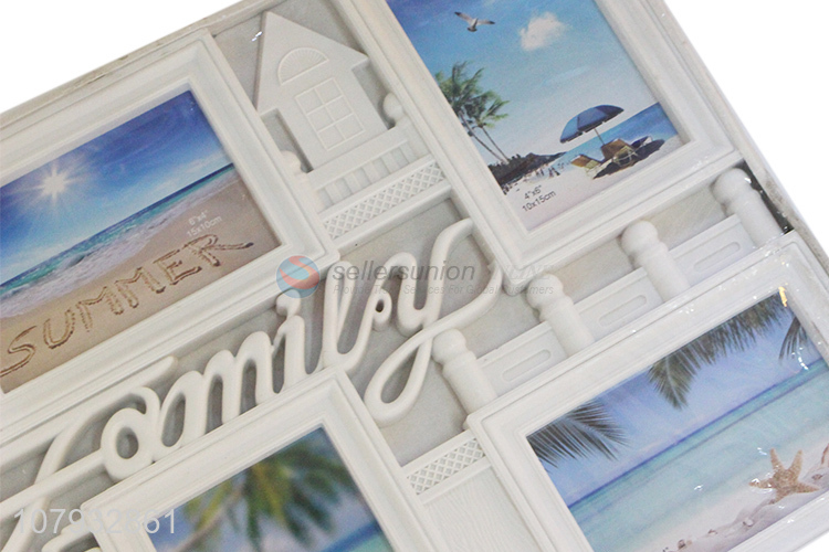 China wholesale modern design six opening family collage photo frame