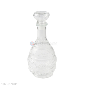 Top product transparent glass wine bottle whiskey decanter bottle 950ml