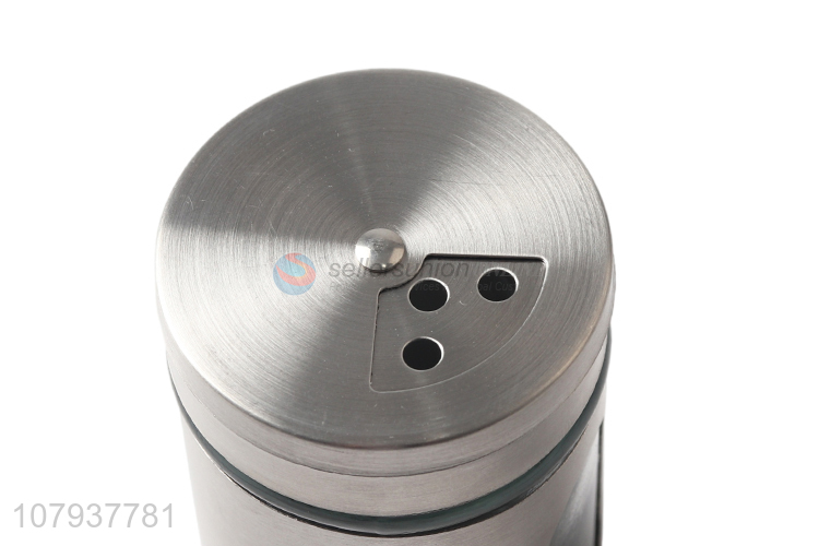 Factory price stainless steel spice pepper shaker salt and pepper bottle