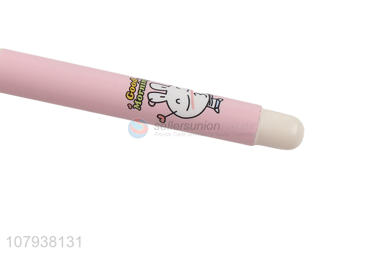 Low price direct sale pink cartoon printing pen writing pen for student