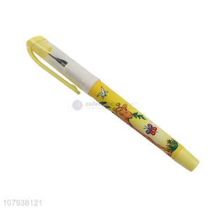 Hot selling cartoon printing writing pen office signature fountain pen