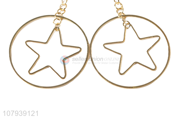 Cheap price creative design large pendant women stud earrings