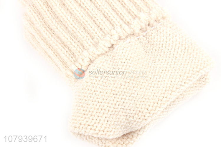 Custom Ladies Knitted Warm Gloves Popular Winter Touch-Screen Gloves