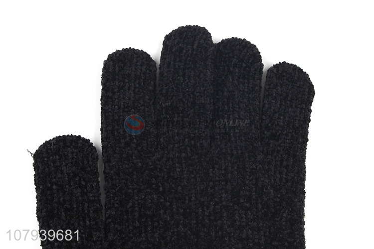 Newest Ladies Knitted Gloves Custom Winter Outdoor Warm Gloves