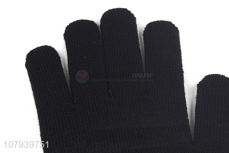 Cool Design Boneclaw Pattern Ladies Knitted Gloves Warm Gloves