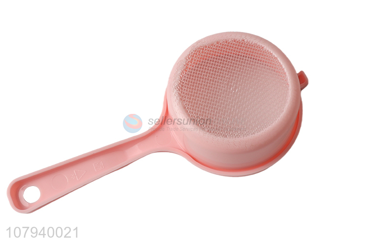 High Quality 4 Pieces Plastic Handle Mesh Strainer Set