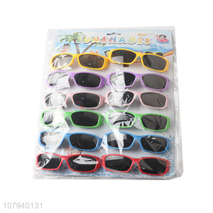 Hot Sale Fashion Sun Glasses Kids Plastic Sunshades