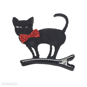 Best Quality Black Cat Hair Clips Cute Hairpin For Sale