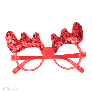 New Style Fashion Antlers Glasses Popular Kids Christmas Glasses