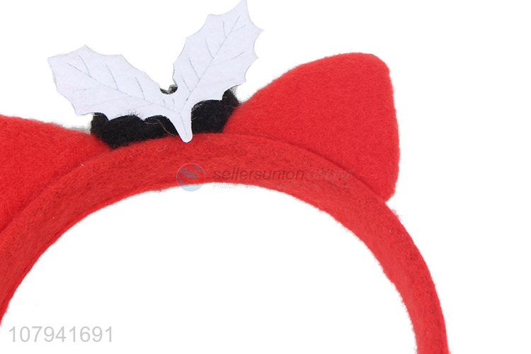 Cute Design Cat Ear Head Band Christmas Design Hair Hoop