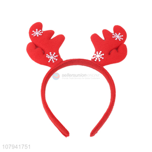 Fashion Christmas Decoration Antlers Hair Band Plastic Hair Hoop