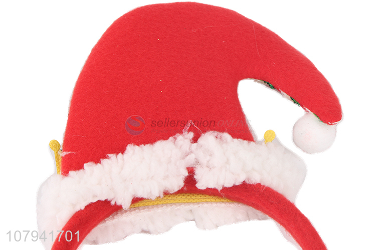 Fashion Christmas Hat Hair Clasp Plastic Christmas Hair Band