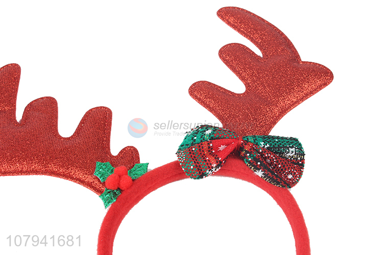 Good Sale Christmas Decoration Hair Hoop Antlers Head Band