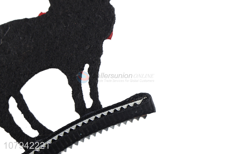 Best Quality Black Cat Hair Clips Cute Hairpin For Sale