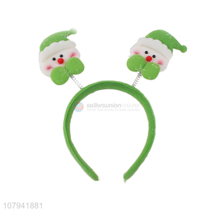 Custom Cute Snowman Hair Hoop Popular Christmas Decoration Hair Band