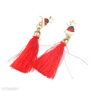 Fashion Christmas Tree Tassel Stud Earring Fashion Jewelry For Women