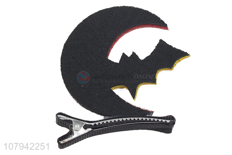 Good Sale Bat Moon Hairpin Fashion Festival Decoration Hair Clips