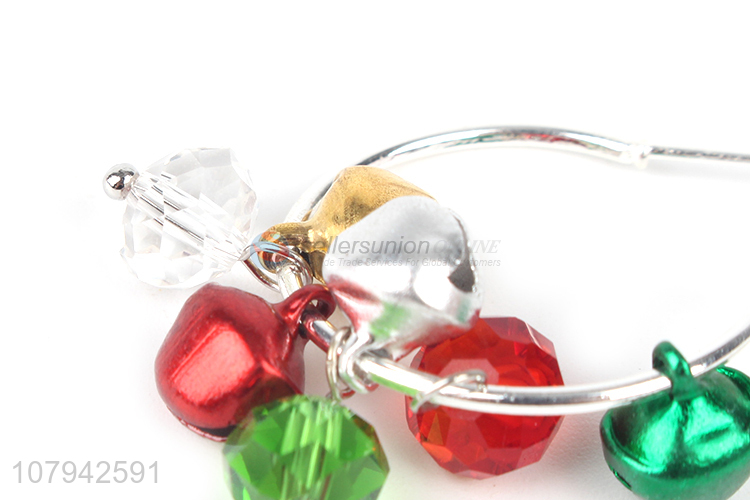 Fashion Design Colorful Bells Hoop Earring For Sale