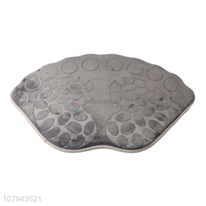 High quality gray plush floor mat household non-slip mat