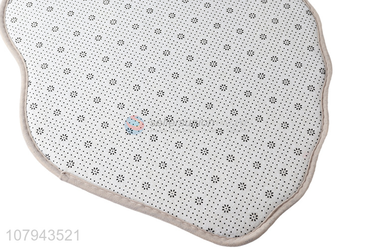 High quality gray plush floor mat household non-slip mat