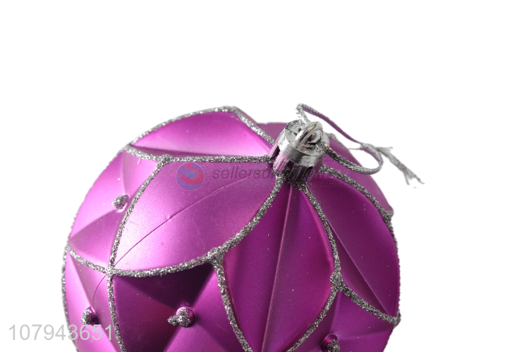 Creative design rose red party christmas ball decoration