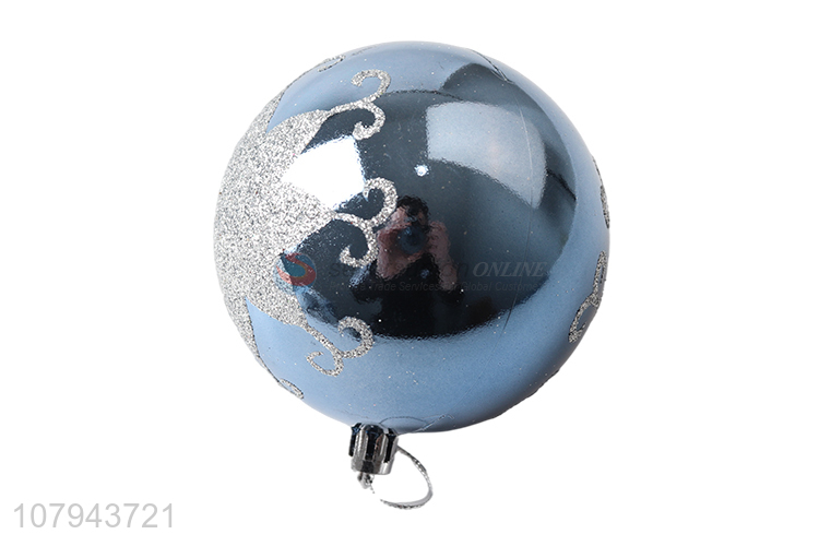 Low price wholesale Christmas decorations 8CM painted balls Christmas balls