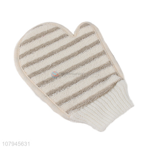 Yiwu market bathroom linen scrubbing mitt bath gloves for adults