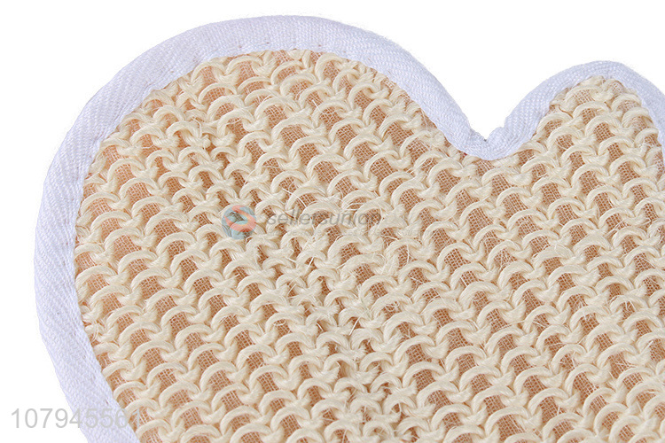 China wholesale deep cleansing scrubbing sisal bath gloves for adults