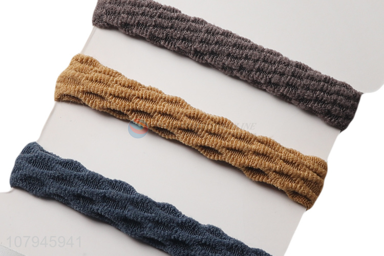 Good quality multi-color temperament simple hair tie for ladies