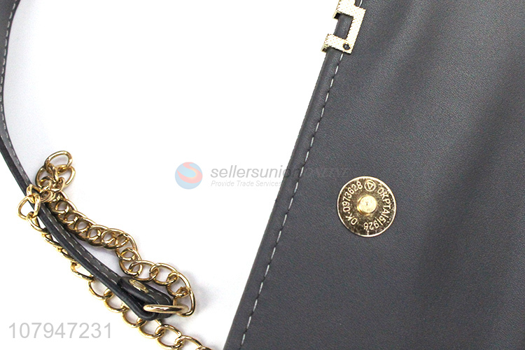 New design black fashion lady shoulder bag with top quality