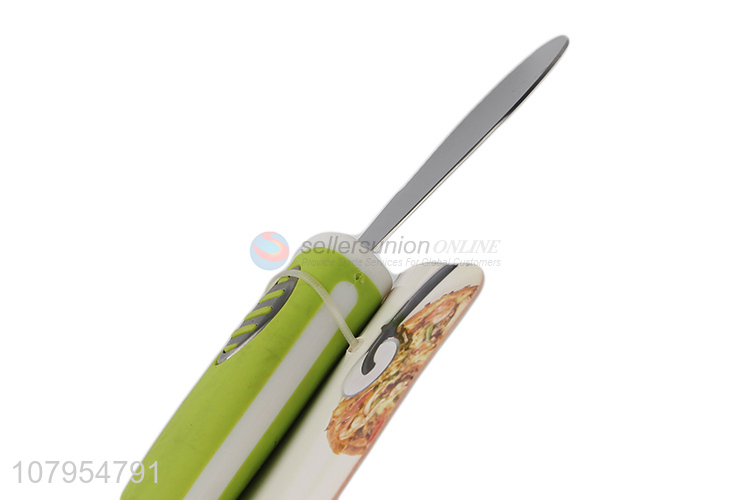 Custom logo stainless steel cake icing spatula butter knife bakeware